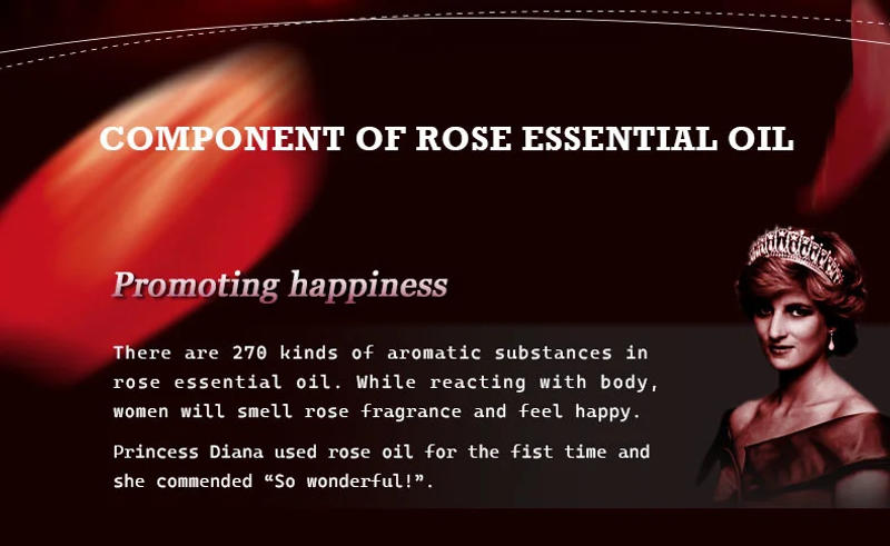 Description Picture 3 of itemARTISCARE 100% Rose Essential Oil 10ml Moisturize and Hydrating Whitening Massage oils Skin Care Facial Morocco Pure Rose oil