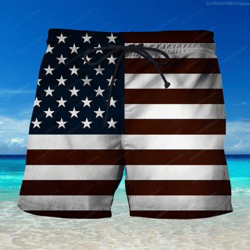 USA Flag Pants Make America Great Again National Emblem Short Pants  Women Men Luxury Casual Sport Runing Gym Beach Quick Dry