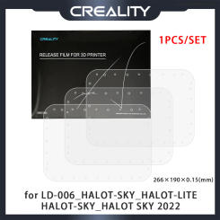 Creality Original FEP Release Film 266x190x0.15mm 1pcs Heat Resistance High Transmittance for LD-006/HALOT-LITE/HALOT-SKY