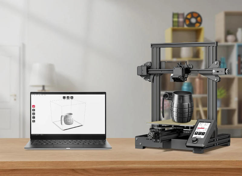 Description Picture 2 of itemVoxelab 3d Printer Aquila S3 High Temp Direct Extruder 25 Point Auto Leveling Fast Printing Flexible Plate 3d Printer Kit