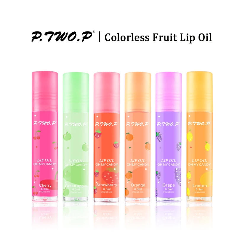 Description Picture 2 of itemP.TWO.P Fruit Roll-On Lip Balm Lip Makeup Primer Moisturizing Transparent Lip Oil Long Lasting Hydrating Lip Repair Gloss