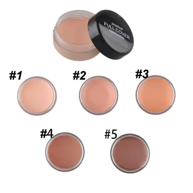 Description Picture 6 of item5 Colors Basic Liquid Concealer Face Covers Dark Circles Blemish to Brighten Skin Tone Waterproof Long Lasting Makeup Foundation