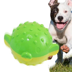 Squeaky Dog Ball Toys Sounding Interactive Ball Dog Toy Fun Irregular High Bouncing Ball For Dogs Puppies Comfortable To Bite