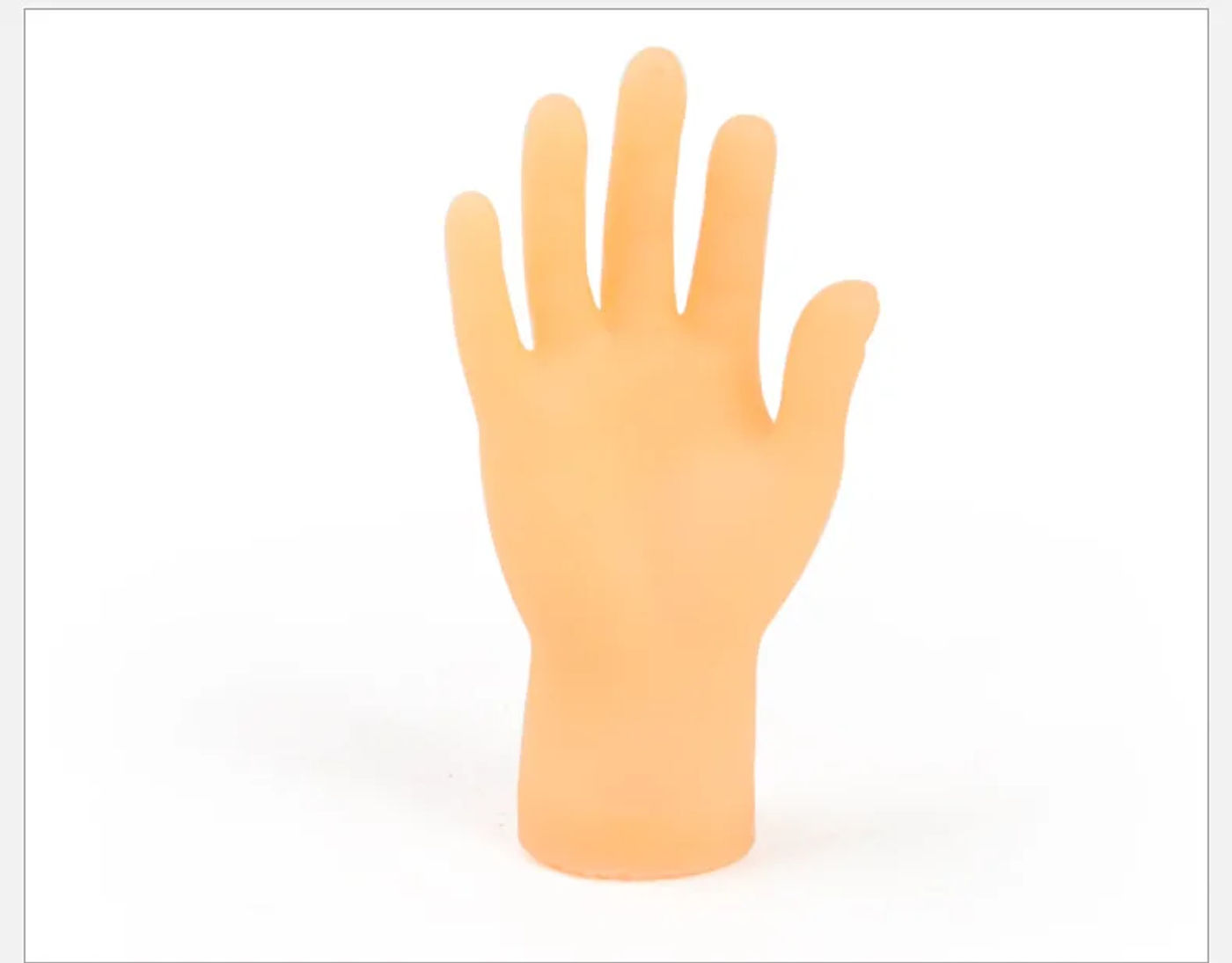 Description Picture 6 of itemFunny Palm Shaped Mini Hands Creative Finger Cots Small Hand Tease Kitten Cats Massager Grooming Gloves Pet Supplies