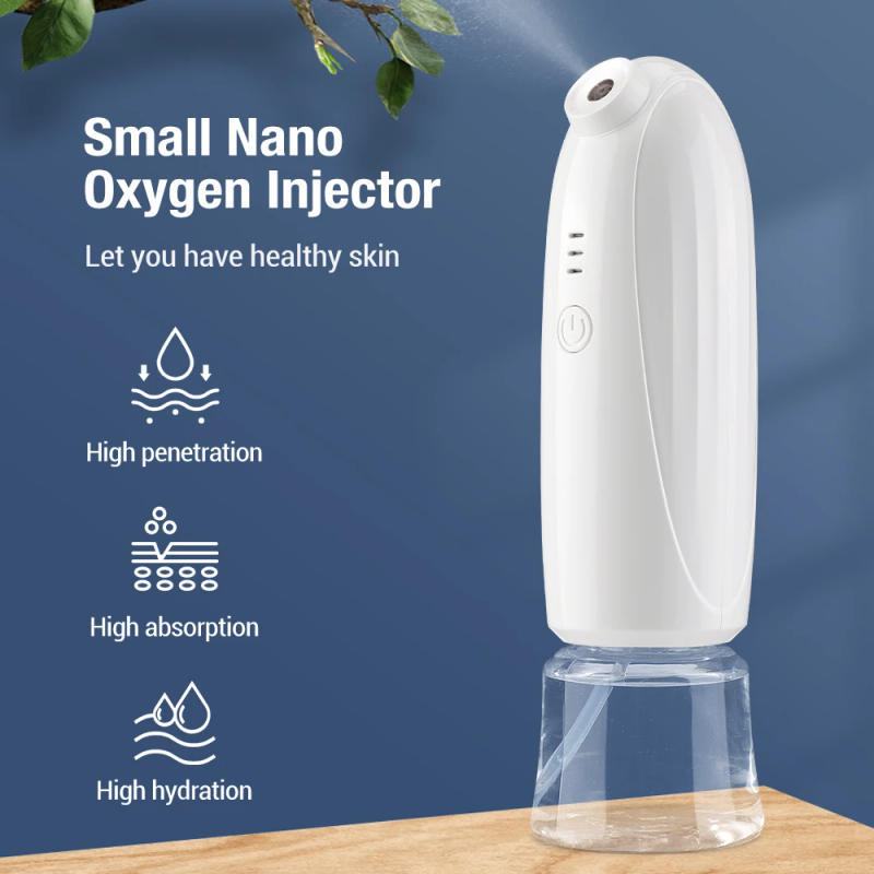 Description Picture 2 of itemMini Nano Oxygen Injector Facial Moisturizing Pore Cleaner Atomization Steamer Air-Brush Face Sprayer Mist Skin Rejuvenation