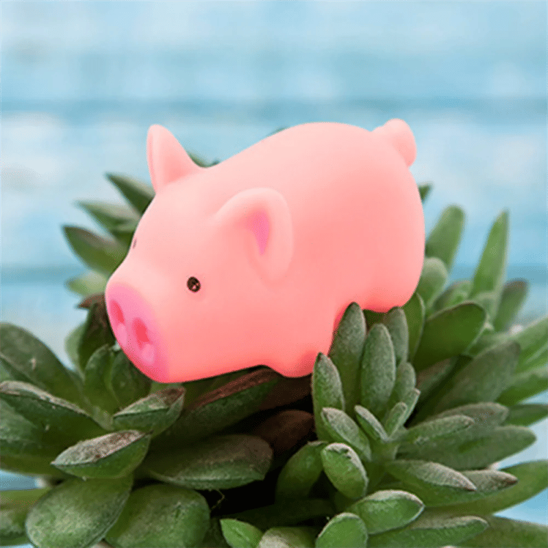 Description Picture 5 of item5pcs Cute Pink Pig Pet Toys Squeeze Squeaky Chew Training Funny Interactive Games Toy Soft Rubber Mini Toy Dog Supplies New