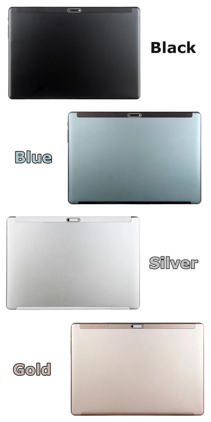 Description Picture 4 of item2020 Newest 10 inch Tablet PC Android 9.0 32GB ROM Quad Core 4 Cores Dual Cameras 5.0MP 1280*800 IPS Phone Tablets+Gifts