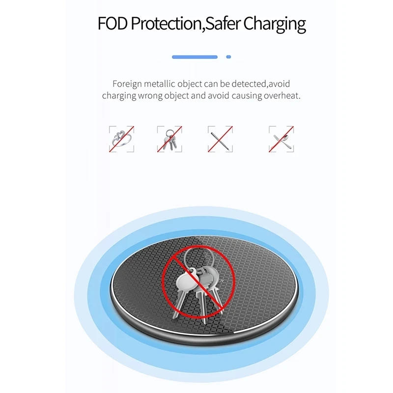 Description Picture 3 of item30W Wireless Charger for iPhone 14 13 12 11 Xs Max X XR Plus Super Fast Charging Pad for Ulefone Doogee Samsung Note 9 Note S21