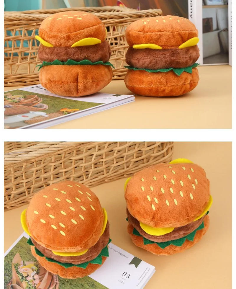 Description Picture 6 of itemKahn Pet Indoor Interaction Vocal Toy Meat  Fish Shrimp Egg doll  for Dog Cat Training Playing Teeth Grinding Puppy Toys