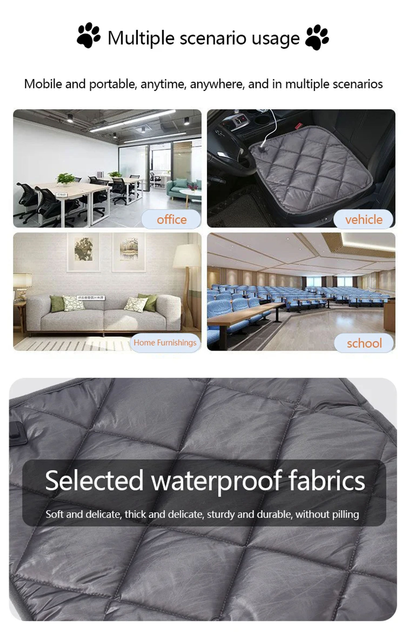 Description Picture 5 of itemUltra-Safe Pet Warming Mat: Advanced Heating Pad for Dogs & Cats with Anti-Chew Cord - Premium Indoor Comfort Solution.