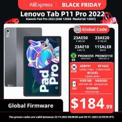 Global Firmware  Lenovo Xiaoxin Pad Pro 2022 Tablet 11.2'' OLED 120Hz Screen MediaTek 1300T 13MP Camera 8600mAh Battery Andriod