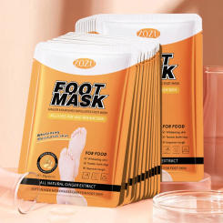10 Pairs Ginger Foot Mask Feet Masks Nourishing Moisturizing Repairing Whitening Foot Exfoliator Feet Skin Care Products