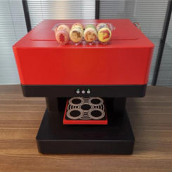 3D Printer Food Printing Machine for Latte, Automatic Beverages Food Selfie Edible Ink Cake or Coffee Latte Art Printing Machine