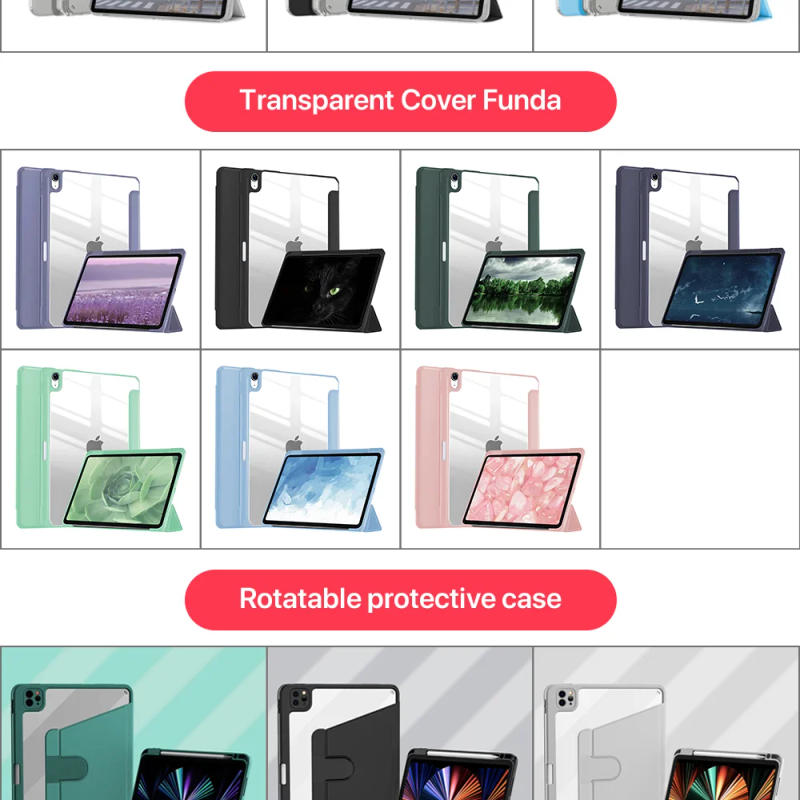 Description Picture 3 of itemFor Mi Pad 5/6 Tablet Case Accessories Support Magnetic Auto Wake Up For Xiaomi 11 Inch Mi Pad Pro 5/6 Tablet Protective Cover