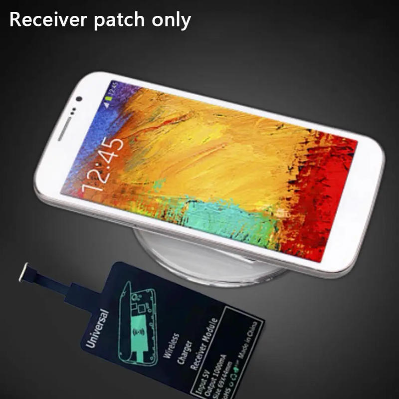 Description Picture 2 of itemUniversal Fast Wireless Charger Adapter Wireless Charging Receiver Patch For Android Micro Usb Type-c Mobile Phone