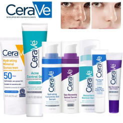 Original CeraVe Serum Hyaluronic Acid /Resurfacing/Renewal Retino Lotion Fade Fine Lines Moisturizing Anti-Aging Acne Control