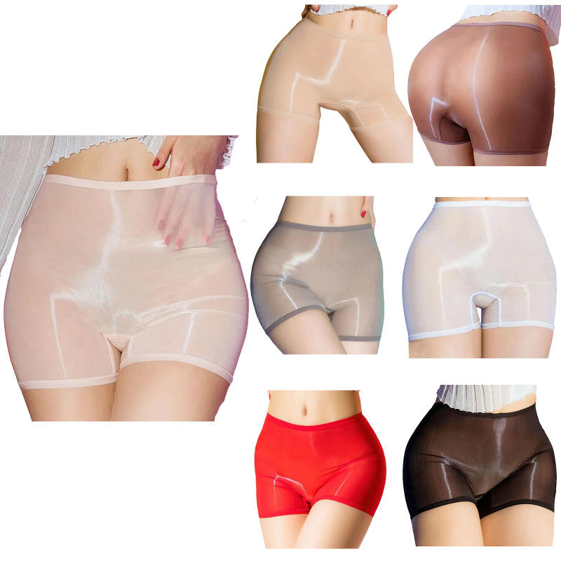 Description Picture 2 of itemWomen's Sexy Mini Shorts Sheer Underpants Boxer Shorts Transparent Leggings Tights Panties Slip Sport Fitness Underwear Stretch
