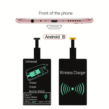 Wireless Charge Any Device Instantly For IPhone 6 7 Plus 5s Micro USB Type C Universal Fast Wireless Charger For Samsung Xiaomi