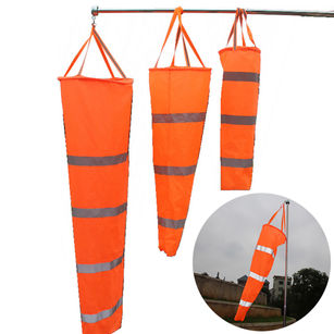 0.8m/1m/1.5m Aviation Airport Paraglide Windsock Reflective Wind Indicator