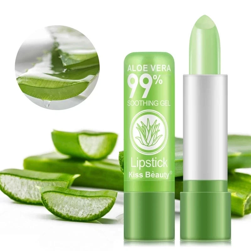 Description Picture 3 of item12pc/SET 3.5g Color Changing Tinted Lip Balm Lipstick Aloe Vera Lipstick Moisturizing Long Lasting Lipsticks lip balm wholesale