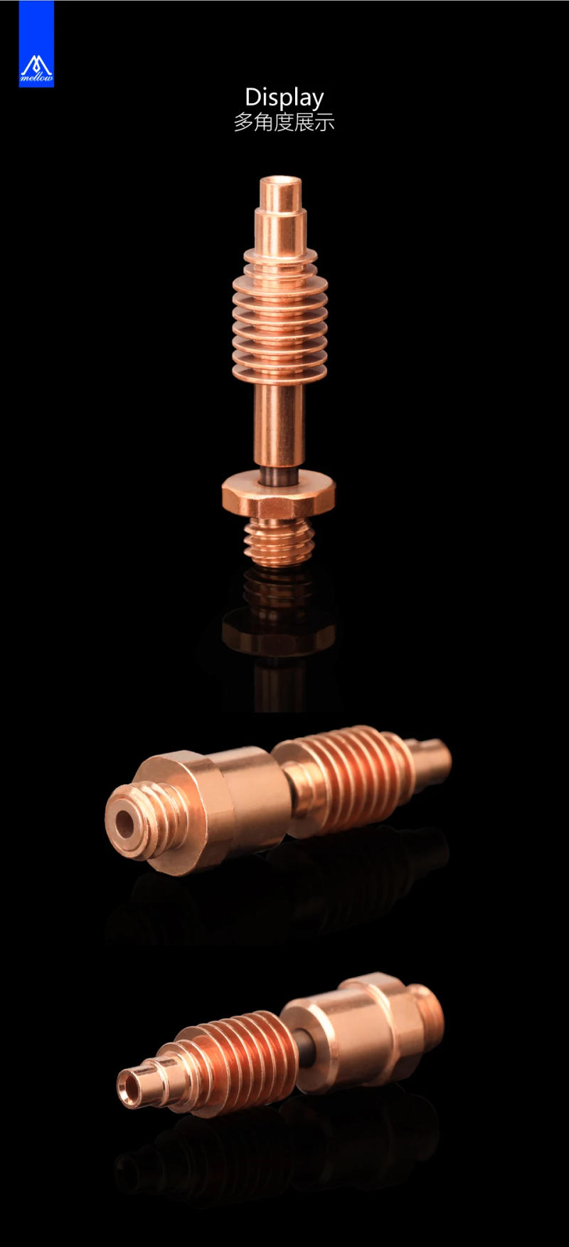 Description Picture 6 of itemCrazy Zone V2 Heat Break For Nf-Crazy / Nf-Crazy Plus / Nf-Crazy Pro Hotend Printing Carbon Fiber 3D Printer Parts