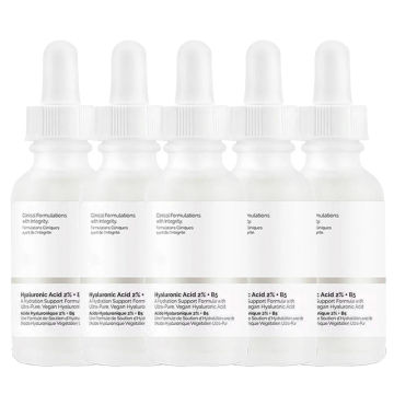 5PC 2% Hyaluronic Acid + B5 Serum Moisturizing Nourishing Dry Smooth Face Skin Care Firm Oil Control Multi-effect Facial Essence