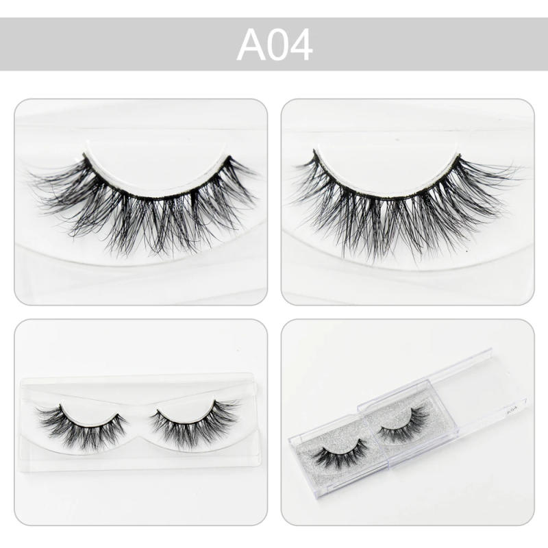Description Picture 5 of itemLEHUAMAO 3D Mink False Eyelashes Super long Thick Messy Mink Lashes Natural Popular for Beauty Makeup fake Eye Lashes extension