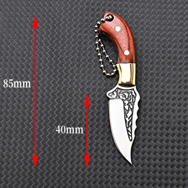 Description Picture 2 of itemPortable Stainless Steel Mini Pocket Folding Knife Keychain Small Utility Knife Outdoor Self-defense Box Paper Envelope Cutter