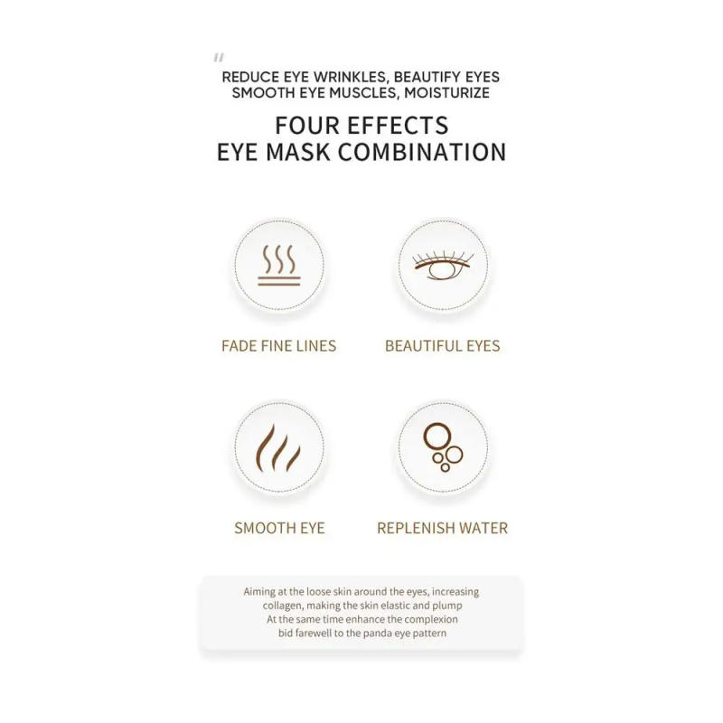 Description Picture 6 of itemGolden Eye Patches Dark Circles Remove Dark Circles Moisturizing Deep Nourishment 60 Stickers Deep Repair For Dark Circles