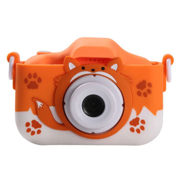 New HD Kids Digital Camera 40MP Children Dual Camera USB Charger Built-In Game Camera Shockproof Silicone Protection Cover