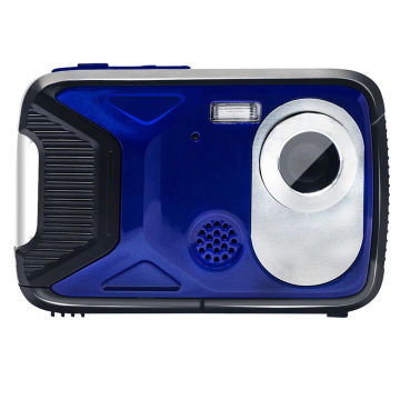 ELRVIKE HD1080P HD Waterproof Digital Camera Bare Metal Diving Camera 2.8 Inch Color Screen Panoramic Video