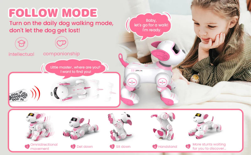 Description Picture 3 of itemRobot Dog Stunt Walking Dancing Electric Pet DogRemote Control Magic Pet Dog Toy Intelligent Touch Remote Control