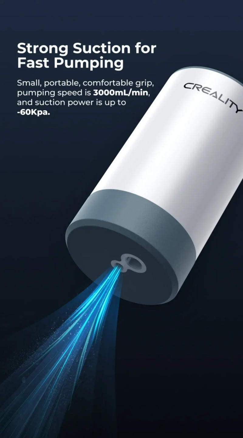 Description Picture 4 of itemCreality 3D Printer Filament Storage Bag Vacuum Spool Storage Sealing 8Bag Dustproof Humidity Resistant for Keeping Filament Dry