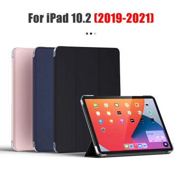 Case For iPad 8 9 10.2 2020 2021 2019 Flip Trifold Stand PU Leather Smart Auto Wake Cover For ipad 7th 8th 9th 10.2