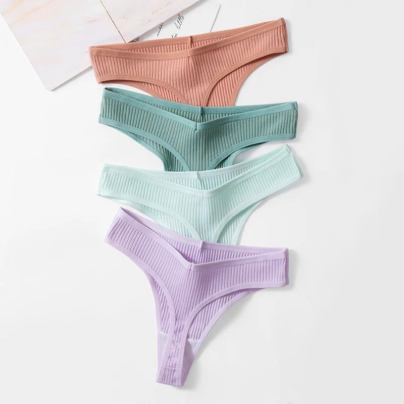 Description Picture 3 of itemTrowBridge 10PCS/Set Women's Panties Cotton Striped Underwear Sexy Sports Thongs Lingerie Soft Comfortable G-Strings Hot T-Backs