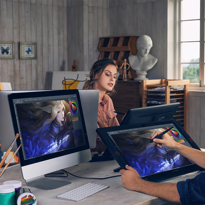 Description Picture 3 of itemXPPen Artist 24 Pro 23.8 inch Drawing Tablet Pen Display Graphics Monitor 8192 Pen Pressure 2K QHD Tilt-Support Battery-Free