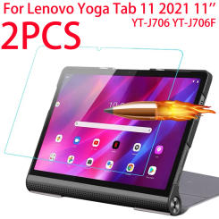 2Packs 9H Tempered Glass For Lenovo Yoga Tab 11 YT-J706F 11inch 2021 Tablet Screen Protector Protective Film Glass Guard YT-J706