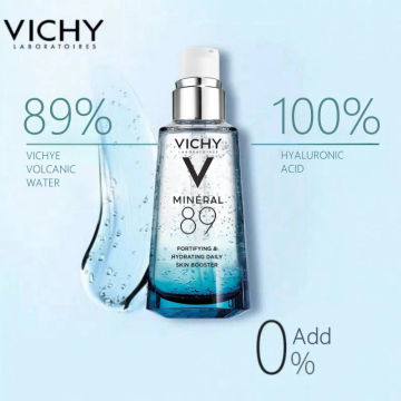 50ml Original Vichy Mineral 89  Hyaluronic Acid Facial Serum Moisturizing Repair Barrier Essence Suitable For Sensitive Dry Skin