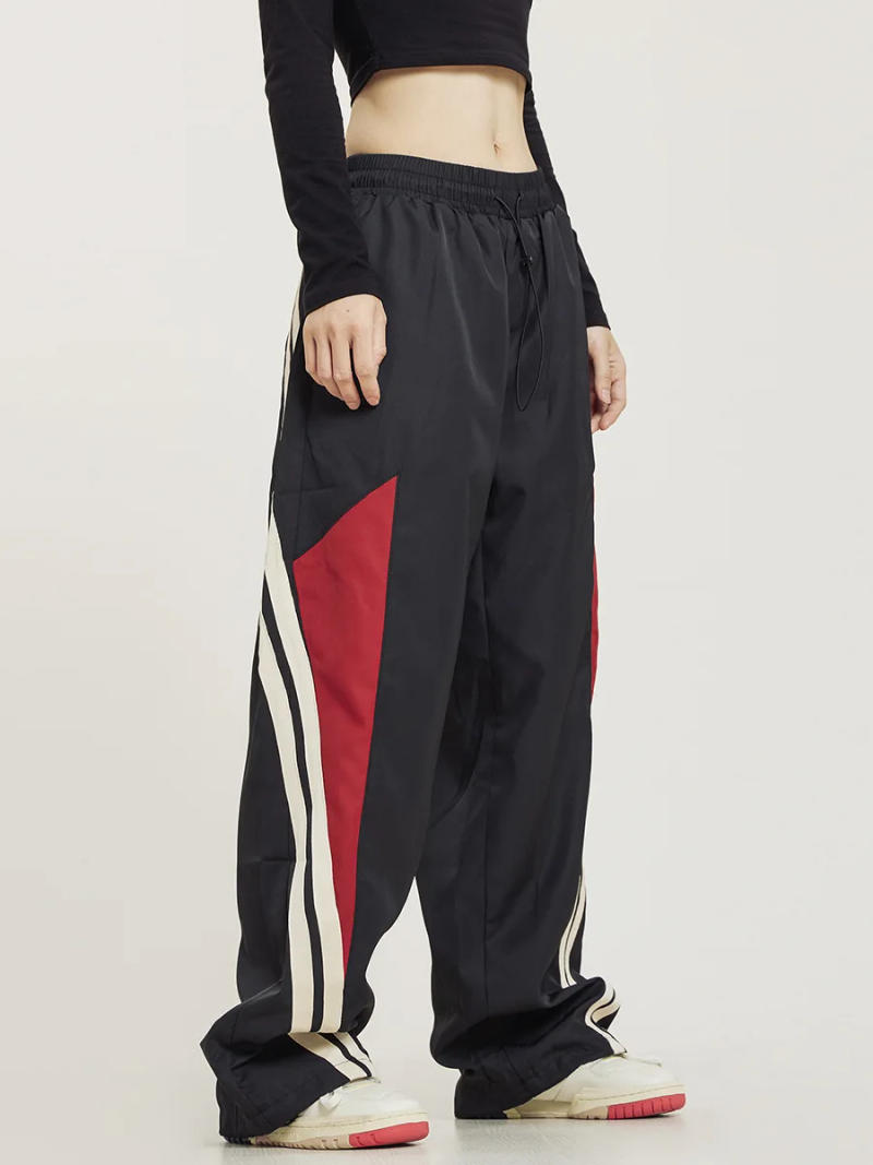 Description Picture 6 of itemY2K Women Streetwear Sports Cargo Korean Harajuku Casual Parachute Tech Pants Men Sweatpants Wide Leg Joggers Trousers Clothes