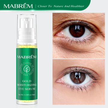 Eye Serum Anti-wrinkle Lighten Eye Lines Anti-aging Remove Dark Circles Whitening and Moisturizing Gold Extract Eye Care