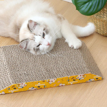Creative Cat Scratching Board Pad Corrugated Scratching Board Cardboard Toys Catnip Furniture Protector