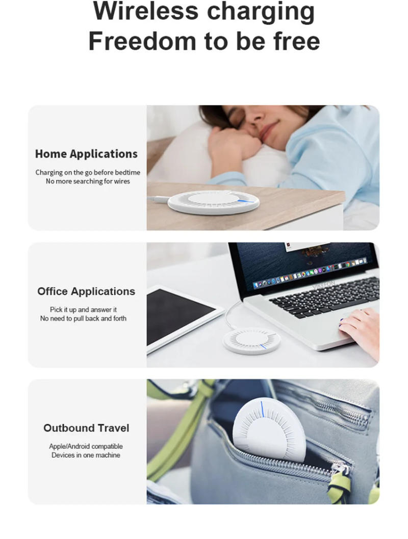 Description Picture 2 of item15W Wireless Charger For iPhone 14 13 12 11 Pro XS Max Mini X XR Induction Fast Wireless Charging Pad For Samsung Iconic Brand Huawei