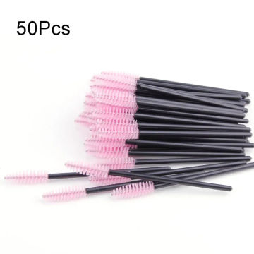 50Pcs Makeup Brushes Disposable Eyebrow Brush Mascara Wand Applicator Spo Eye Lashes Brush Cosmetic Eyelash Extension Tools