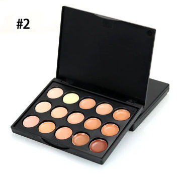 15 Colors Makeup Concealer Waterproof Concealer Palette Make Up Face Contour Bronzer Foundation Cream Facial Contouring Makeup