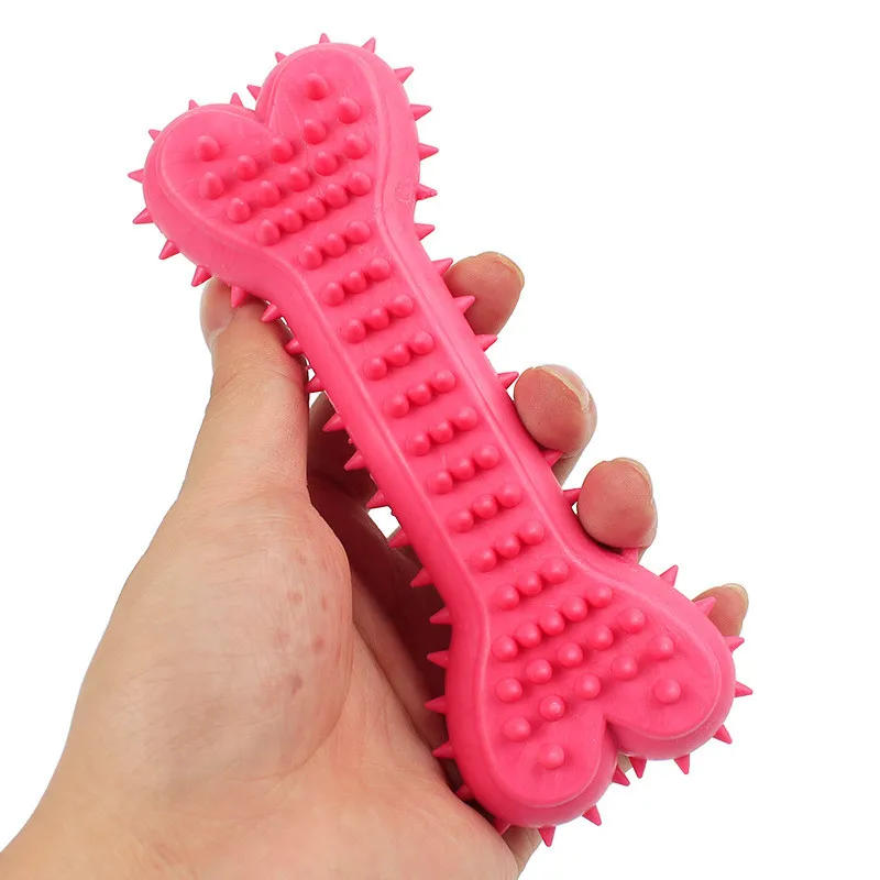 Description Picture 5 of item1PCS Pet Toys for Small Dogs Rubber Resistance To Bite Dog Toy Teeth Cleaning Chew Training Toys Pet Supplies Puppy Dogs Cats