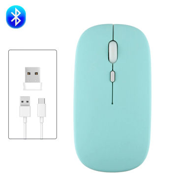 Rechargeable Wireless Bluetooth Mouse Portable Silent Ergonomic Mice For iPad Computer Laptop Tablet Phone Office Gaming Mouse