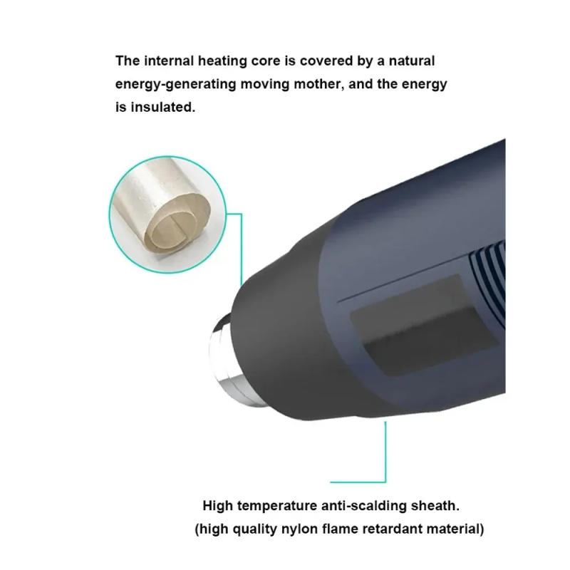 Description Picture 6 of itemHeat Gun, Variable Temperature Control, Stepless Temperature Regulation (60 ℃ ~600 ℃ ), Used for Shrink Packaging of Handicraf