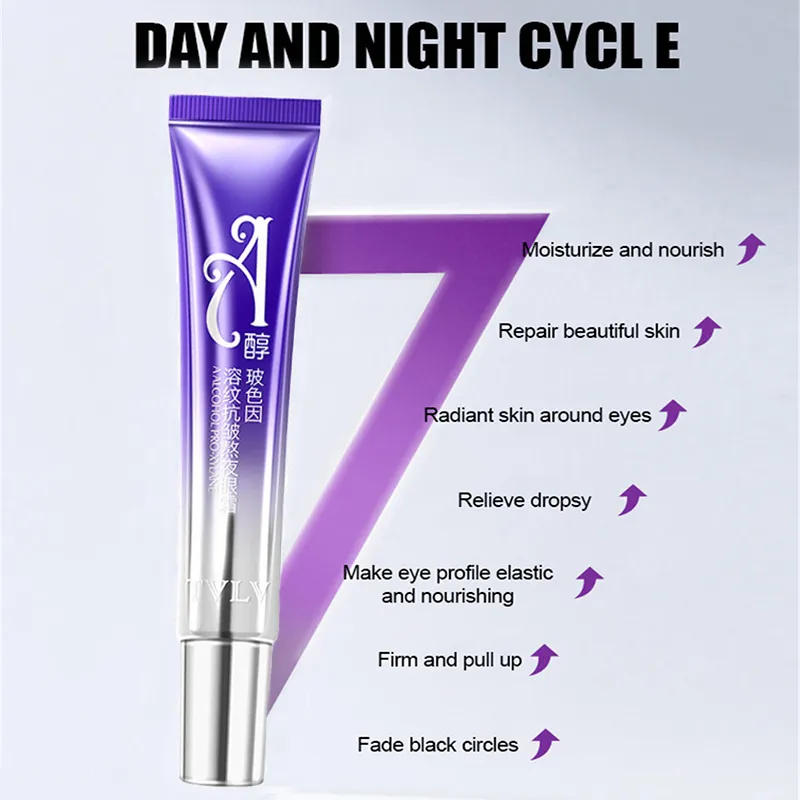 Description Picture 5 of itemNew Anti-Wrinkle Eye Cream Fades Fine Lines Anti Dark Circles Eye Serum Remove Eye Bags Puffiness Anti-Aging Firmness Eye Care