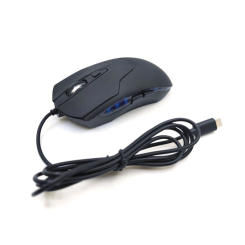 Type C Mouse Optical Gaming USB C Mouse Blue RGB Light for Laptop PC