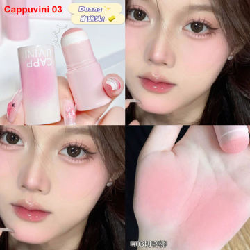 Double-ended Blush Stick Sponge Facial Blush Waterproof Brightening Face Contouring Shadow Blusher Tint Cheek Korean Cosmetics